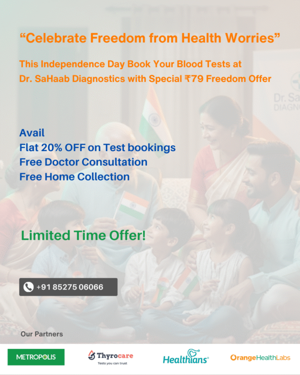 1 π©Ί Freedom 79 Offer β Dr. SaHaab Diagnostics