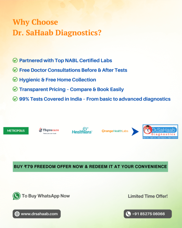 2 π©Ί Freedom 79 Offer β Dr. SaHaab Diagnostics