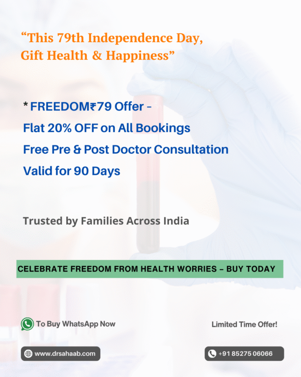 3 π©Ί Freedom 79 Offer β Dr. SaHaab Diagnostics